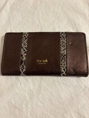 The Sak Leather Metallic Wallet